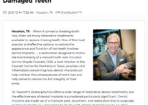 Houston Dentist Details the Benefits of Dental Implants