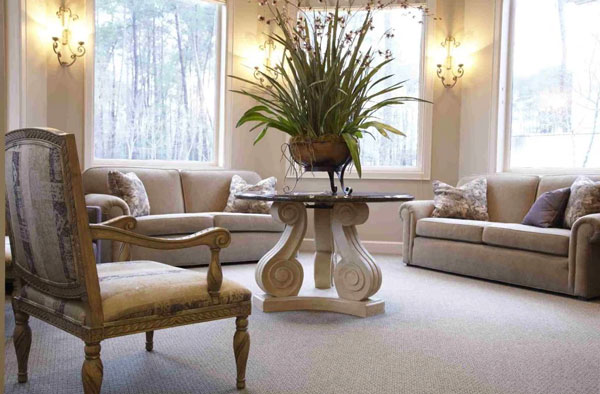 waiting area inside the Fawcett Center for Dentistry office